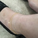 k18 アンクレット 4.5g 本物