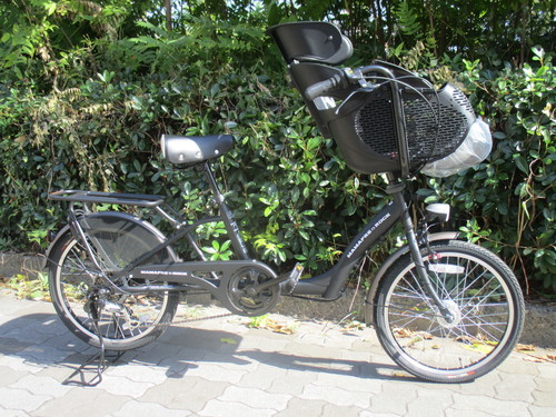 ♪ジモティー特価♪在庫残りわずか！　新品アサヒサイクル　ママフレロック！！２０６B　３人（幼児２人）乗り対応BAA規格　安心低床２０インチ子供乗せ自転車