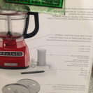 値引きします　新品：KitchinAid1フードプロセッサー13cup