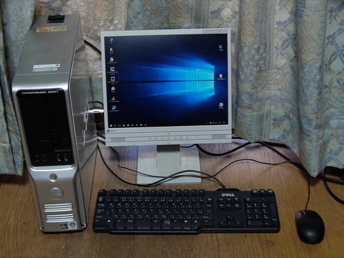 \u003c売却済\u003e【手渡し希望／初心者向サポート有】DELL C521(Win10 最新)+モニタ・マウス・キーボード