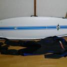 サーフボート ウェットスーツ  サーフィン用具一式