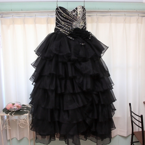 ウェディングドレス（カラードレス）＜ブラック＞