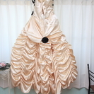 ウェディングドレス（カラードレス）＜ベージュ＞