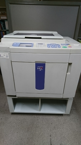 8月末終了。リソグラフ 印刷機(輪転機） MZ730【黒赤２色刷り】