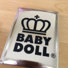 BABY DOLL☆可愛い鏡（ゴールド）☆非売品
