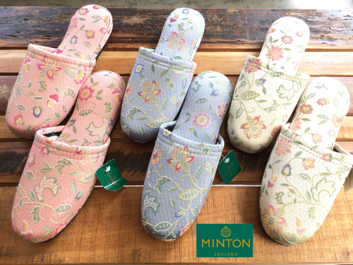 引き取り歓迎 新品 タグ付 Minton 来客用 スリッパ 花柄 ジャガード織り 3足セット Shibaken23 桜山の家庭用品 その他 の中古あげます 譲ります ジモティーで不用品の処分