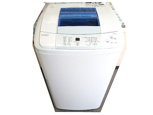 美品 Haier ハイアール 全自動洗濯機 5.0kg JW-K50H 簡易乾燥機能付 15年製