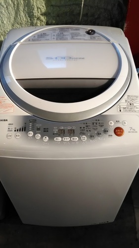 【期間限定30％OFF・全国送料無料・半年保証】洗濯機 TOSHIBA AW-70VL 中古