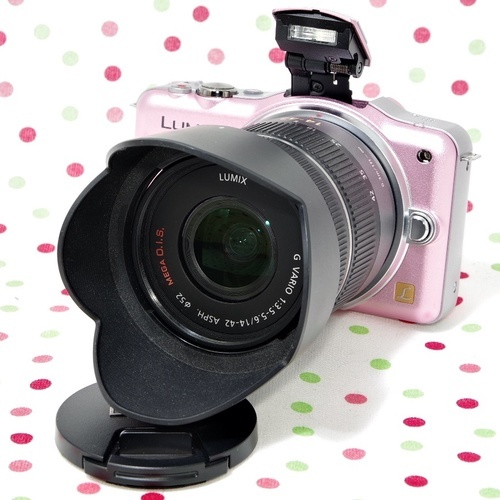 参考写真アリ] 可愛いピンク☆Lumix GF3 レンズキット♪ | alfasaac.com