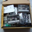 ジャンクカセットテープ　録音済みカセットテープ   15巻