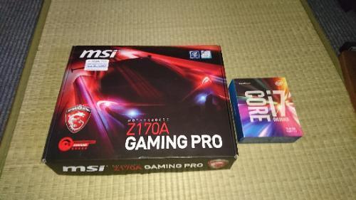 【CPUマザーセット】i7-6700KとZ170マザーのセット