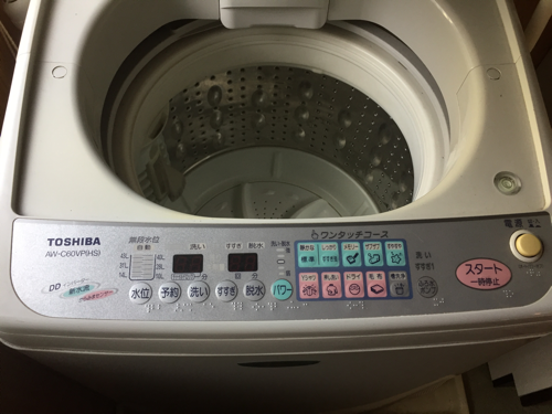 TOSHIBA 全自動電気洗濯機 6kg