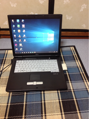 富士通 ノートPC Win10 DVD-RW 無線\u0026Office付