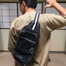 日本製の斜め掛けバッグ