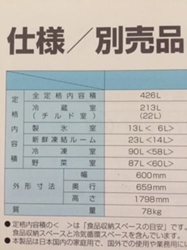 【大幅値下げいたしました！】パナソニック・冷凍冷蔵庫