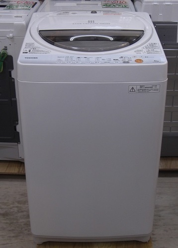 【販売終了しました。ありがとうございます。】TOSHIBA　6.0㎏　ステンレス槽　全自動洗濯機　AW-60GL　中古品