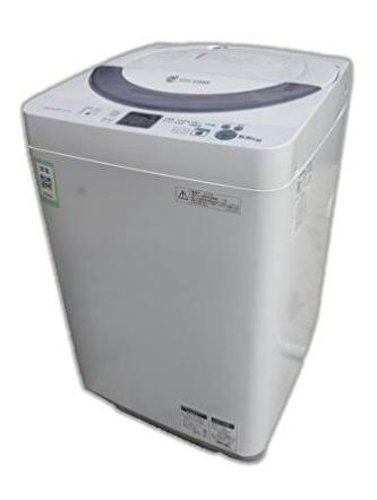 SHARP シャープ 全自動洗濯機 ES-GE55N-S ホワイト