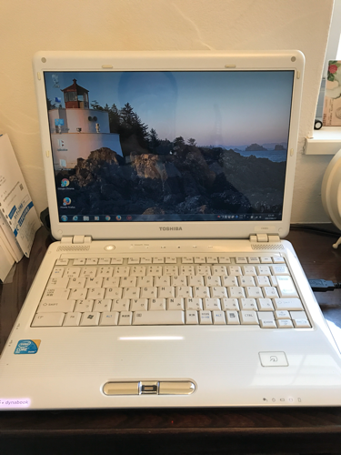 美品 TOSHIBA Dynabook CX47J Win7(Win10) 32bit  C2D P8600 メモリ3GB HDD 320GB 無線ラン 難少々