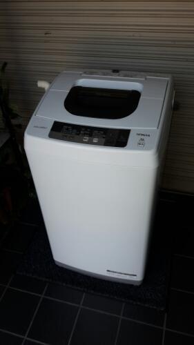 一年未満！！ 日立 洗濯機 2016年 5キロ NW-5WR SLIM COMPACT 美品