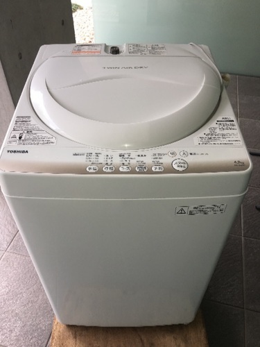 【配達・取付無料‼️】東芝 4.2kg 洗濯機 美品