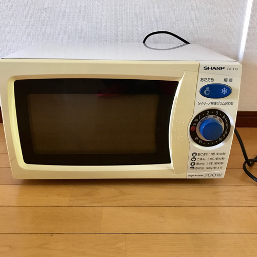 SHARPの電子レンジ