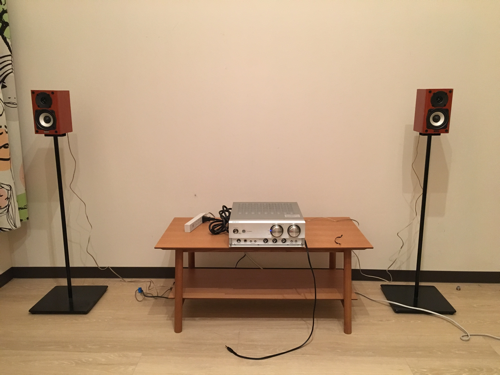 ONKYO アンプ A-933、スピーカー x 2
