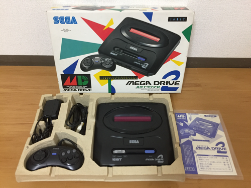 【交渉中】↓値下げしました↓【美品】ゲーム機☆メガドライブ2＋ソフト6本
