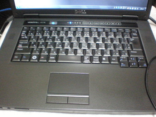 ノートパソコン DELL VOSTRO1510 Windows7