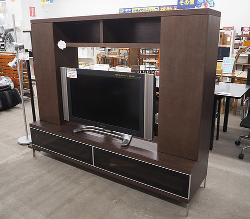 モーダエンカーサ  セパレートタイプAVボード H 156㎝・W 190㎝・D 50㎝  ブラウン 20300円