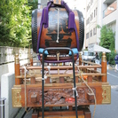 【山車】こども山車 中古 東京浅草岡田屋制作 総手作り品 太鼓