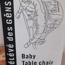 Baby table chair (Eleve des Gens...