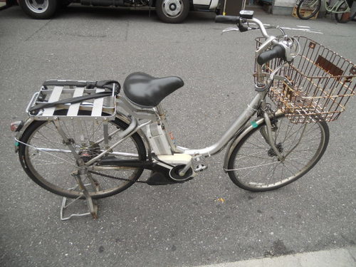 運搬用　電動自転車　ブリジストン　アシスト　26インチ　バッテリ＆充電器あり　希少