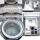 洗濯機　8kg　Panasonic　全自動洗濯機　8.0kg　クリーニング済み　パナソニック　すぐ使用できます。