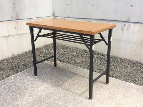 ニシキ　会議テーブル　900×450　チーク　新品