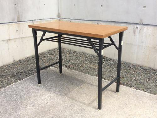 ニシキ 会議テーブル 900×450 チーク 新品