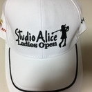 スタジオアリス　女子プロゴルフ来場記念品　キャップ