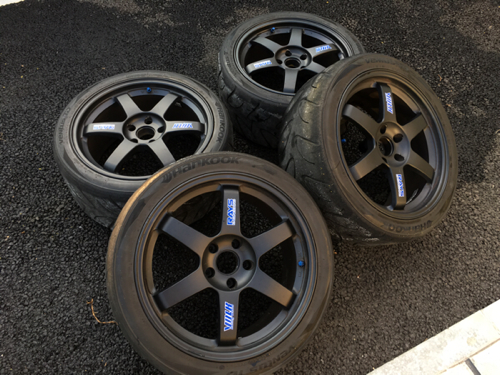 TE37 つや消しブラック4本(Z32 Z33)