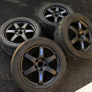 TE37 つや消しブラック4本(Z32 Z33)