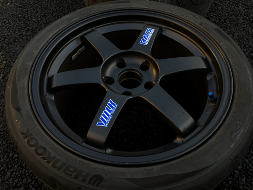 TE37 つや消しブラック4本(Z32 Z33)