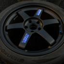 TE37 つや消しブラック4本(Z32 Z33)