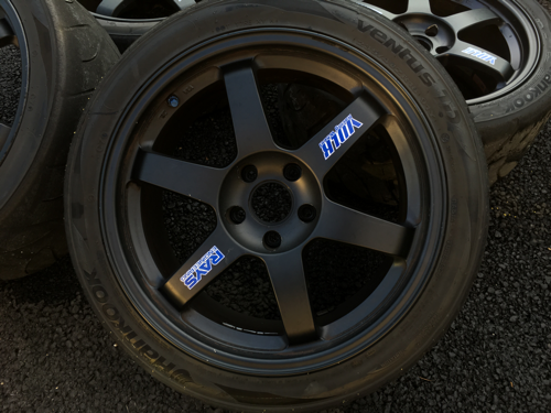 TE37 つや消しブラック4本(Z32 Z33)