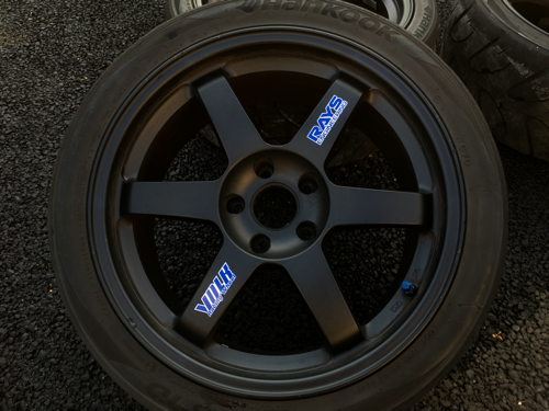 TE37 つや消しブラック4本(Z32 Z33)