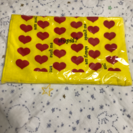 hide フェイスタオル Yellow Heart