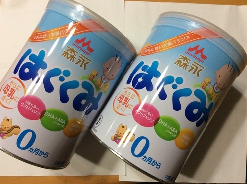 森永のはぐくみ6缶  1歳児用