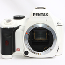 【デジタル一眼レフ】PENTAX K-x ホワイト レンズキット♪