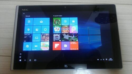 本日終了！早い者勝ち！NEC Versa pro VT-G 10,1インチタブレット　win10pro 訳あり動作品