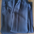 濃紺のカーテン