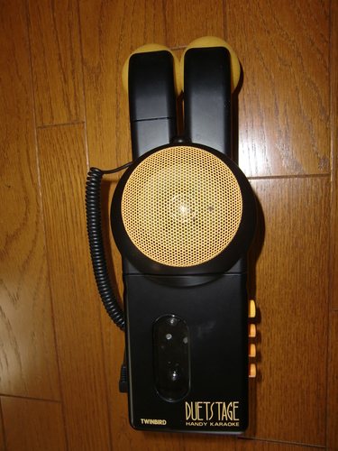 ツインバードtwinbirdハンディカラオケ デュエットステージ 昔懐かしのカラオケマイクレア ドン ドラ さくらのパーティグッズの中古あげます 譲ります ジモティーで不用品の処分