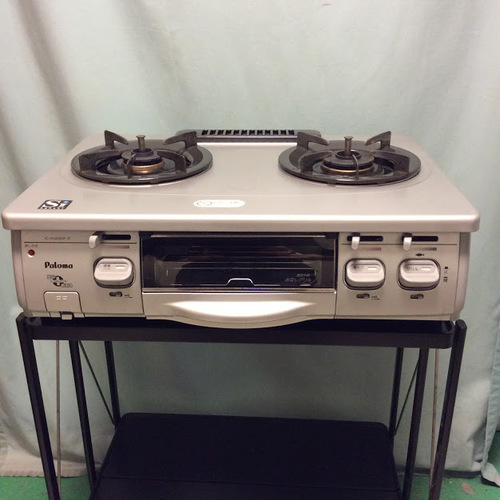 【全国送料無料・半年保証】ガスコンロ Paloma IC-KN690F-R 中古