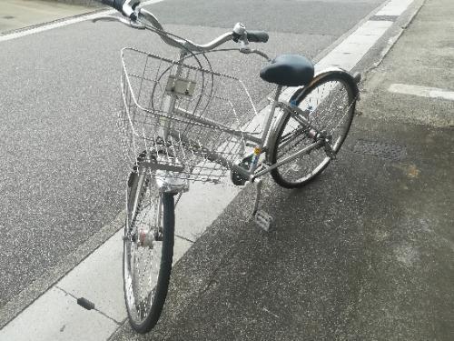 シティーサイクル 3段変速 鍵前後 26インチ ママチャリ